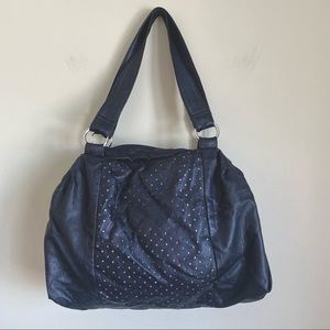 3/$30💚Smart Set black faux leather handbag totebag purse